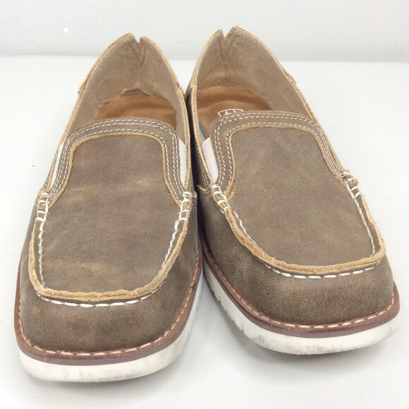 Ariat Womens Cruiser Easy Flex Wide Square Toe Sz 9 Trusty Brown Shoes 10046936 - Picture 3 of 8